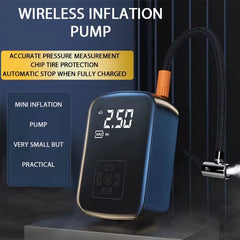 Wireless Car Air Compressor - Electric Tire Inflator for Motorcycle, Bicycle, Boat & More!