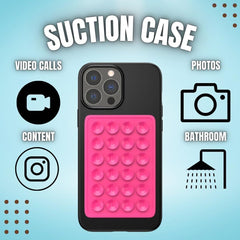 Hands-Free Suction Cup Phone Mount - Silicone Adhesive Holder for Ultimate Convenience