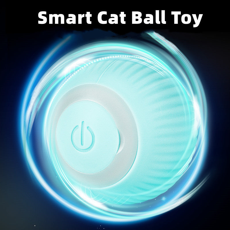 Smart Cat Ball - Interactive Pet Toy with Automatic Rolling Feature for Indoor Play and Exercise